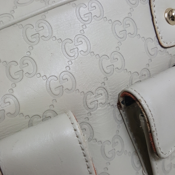 Gucci Heart Lock Bag Ivory Boston Shoulder Purse - Picture 12 of 13